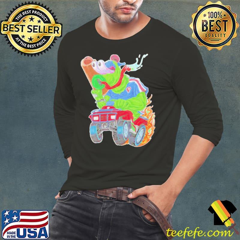 Phillie Phanatic Philadelphia Phillies Pheast Mode s Long Sleeve Tee Phillie Phanatic Philadelphia Phillies Pheast Mode s Long Sleeve Tee