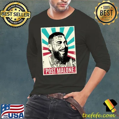 Post malone American rapper singer songwriter record producer and actor T-Shirt