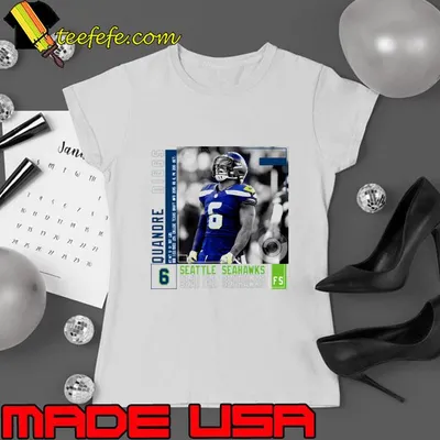 Quandre Diggs Paper American football safety who is a free agent T-Shirt