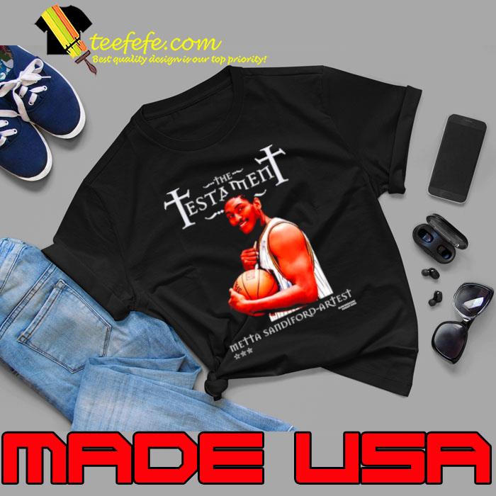Ron Artest Indiana Pacers the testament shirt
