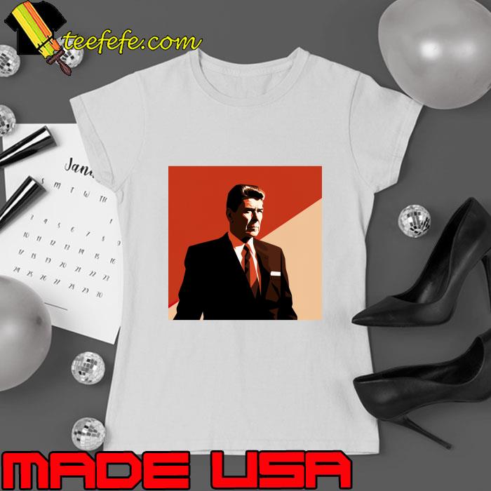 Ronald Reagan American politician and actor who served T-Shirt Ladies tee Ronald Reagan American politician and actor who served T-Shirt Ladies tee