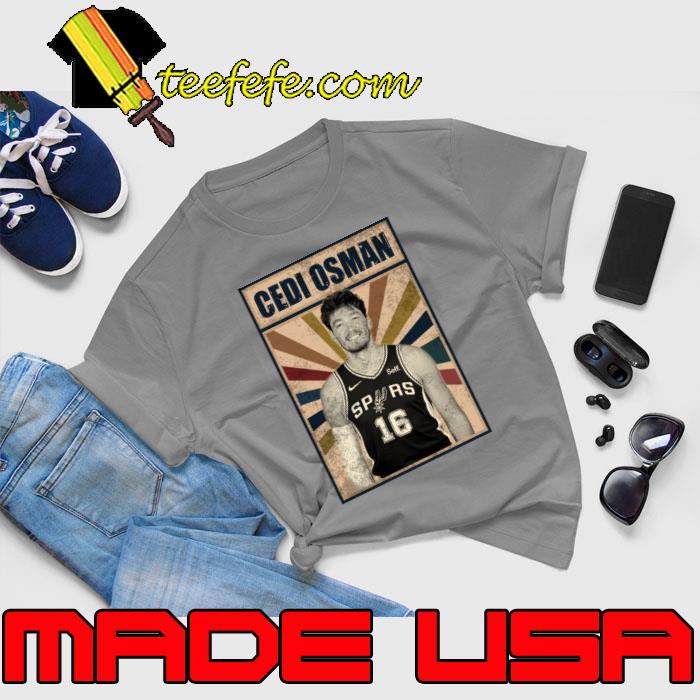 San Antonio Spurs Cedi Osman Turkish professional basketball T-Shirt Unisex San Antonio Spurs Cedi Osman Turkish professional basketball T-Shirt Unisex