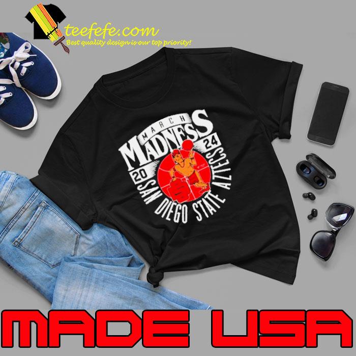 San Diego State Aztecs 2024 NCAA March Madness retro shirt