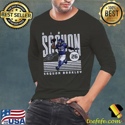 Saquon Barkley New York G Air Saquon Signature American football running back T-Shirt