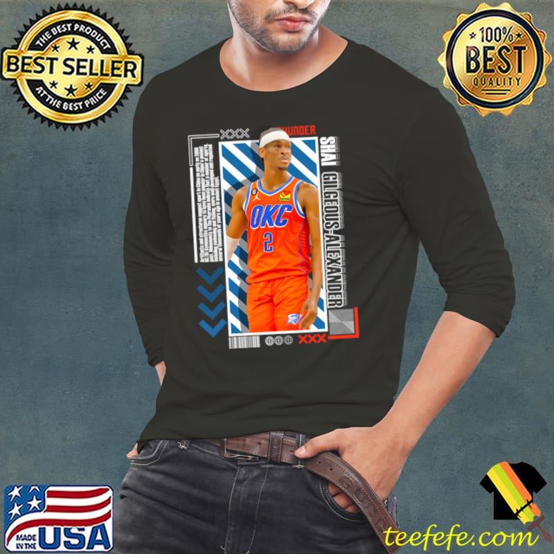 Shai Gilgeous-Alexander professional basketball player for the Oklahoma City Thunder T-Shirt Shai Gilgeous-Alexander professional basketball player for the Oklahoma City Thunder T-Shirt