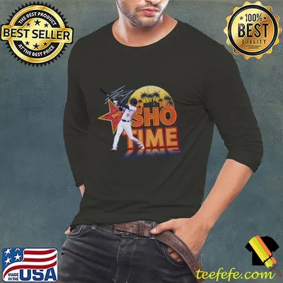 Shohei Ohtani apanese professional baseball pitcher Los Angeles D Sho Time Sign T-Shirt