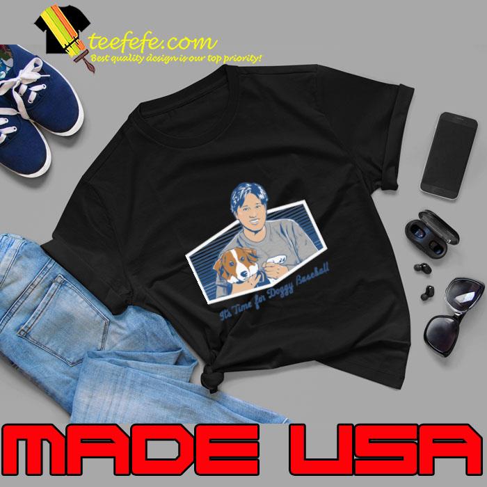 Shohei Ohtani It's Time For Doggy Baseball T-Shirt Unisex Shohei Ohtani It's Time For Doggy Baseball T-Shirt Unisex
