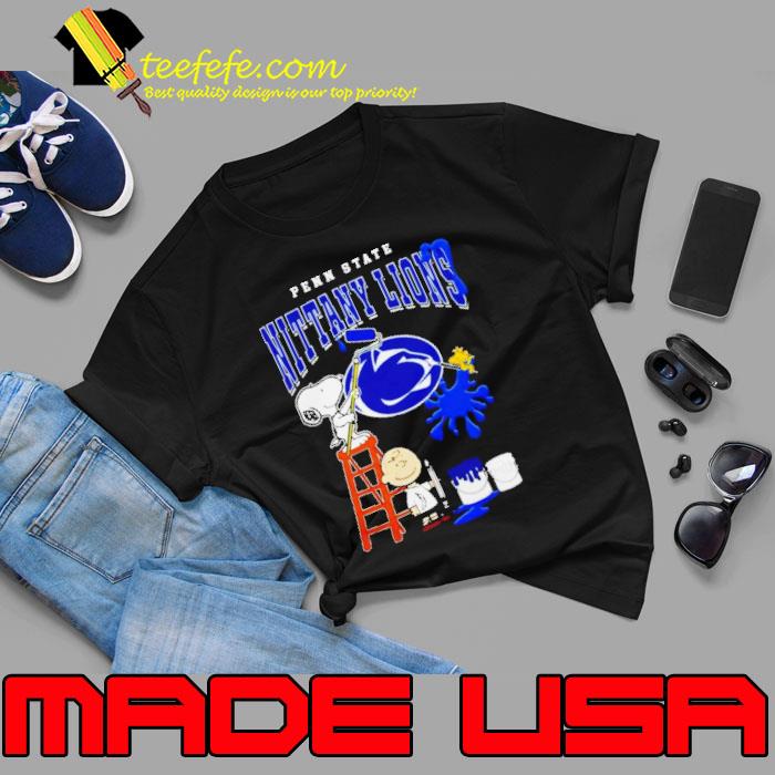 Snoopy Charlie Brown and Woodstock Wall Paint Penn State Nittany Lions s Unisex Snoopy Charlie Brown and Woodstock Wall Paint Penn State Nittany Lions s Unisex