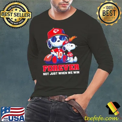 Snoopy Kansas City Chiefs 2024 Forever Not Just When We Win shirt