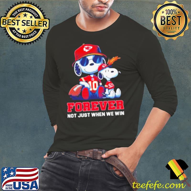 Snoopy Kansas City Chiefs 2024 Forever Not Just When We Win shirt