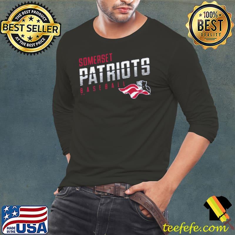Somerset Patriots Baseball Logo Shirt Long Sleeve Tee Somerset Patriots Baseball Logo Shirt Long Sleeve Tee