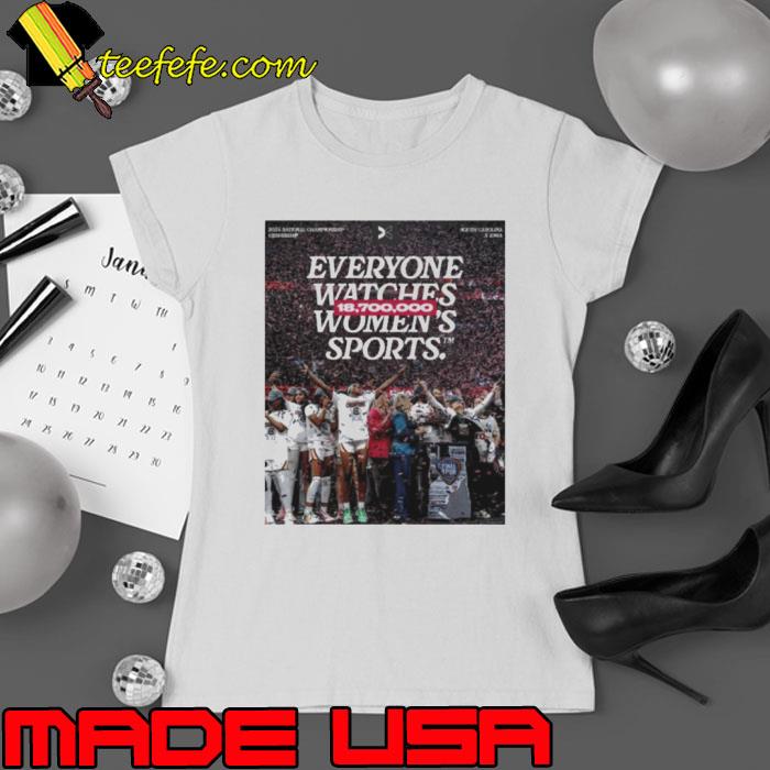 South Carolina Gamecocks everyone watches women’s sports 18700000 s Ladies tee South Carolina Gamecocks everyone watches women’s sports 18700000 s Ladies tee