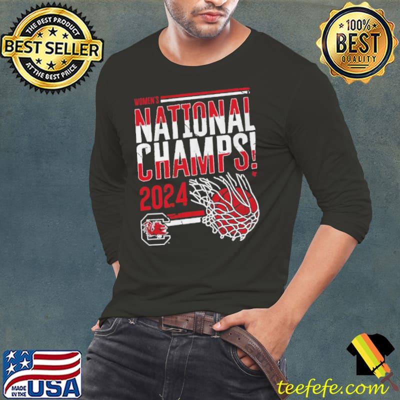 South Carolina Women’s Basketball 2024 National Champions Swish s Long Sleeve Tee South Carolina Women’s Basketball 2024 National Champions Swish s Long Sleeve Tee