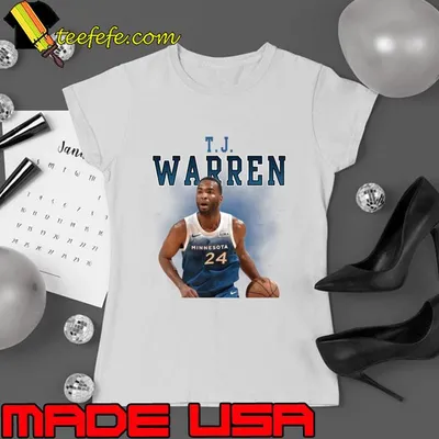 T.J. Warren American professional basketball player Minnesota Timberwolves T-Shirt