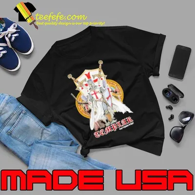 Templar Viking Knife Flag shirt