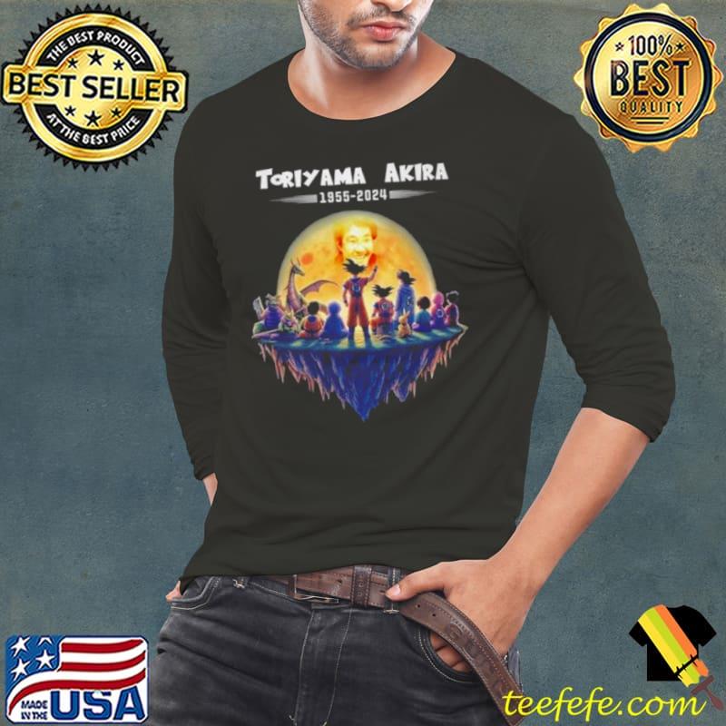 Thank You Akira Toriyama Dragon Balls Fan Forever 1955 2024 Shirt