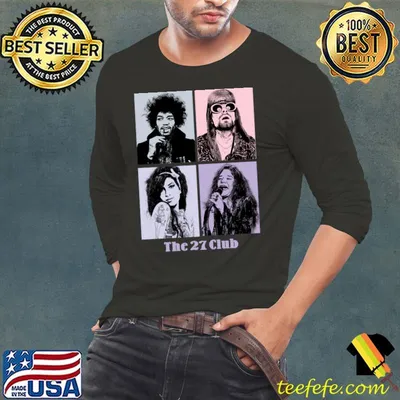 The 27 Club Legends informal list consisting mostly of popular musicians T-Shirt