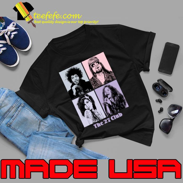 The 27 Club Legends informal list consisting mostly of popular musicians T-Shirt Unisex The 27 Club Legends informal list consisting mostly of popular musicians T-Shirt Unisex