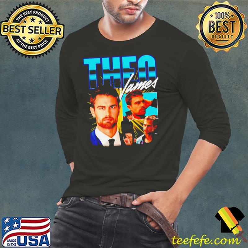 Theo James retro s Long Sleeve Tee Theo James retro s Long Sleeve Tee