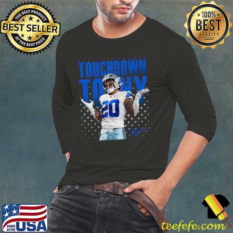 Tony Pollard American football running back T-Shirt Long Sleeve Tee Tony Pollard American football running back T-Shirt Long Sleeve Tee