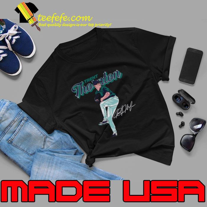 Trent Thornton American professional baseball pitcher signature Seattle Shine T-Shirt Unisex Trent Thornton American professional baseball pitcher signature Seattle Shine T-Shirt Unisex
