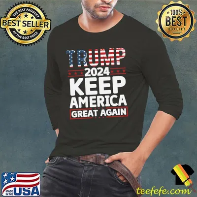 Trump 2024 Make Liberals Cry Again USa Flag T-Shirt