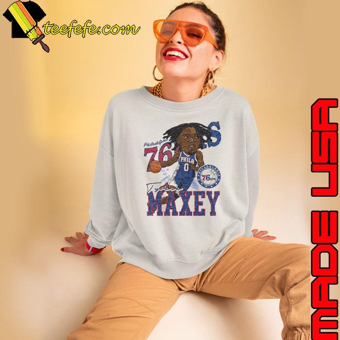 Tyrese Maxey Philadelphia 76ers Caricature Player Shirt Sweatshirt Tyrese Maxey Philadelphia 76ers Caricature Player Shirt Sweatshirt