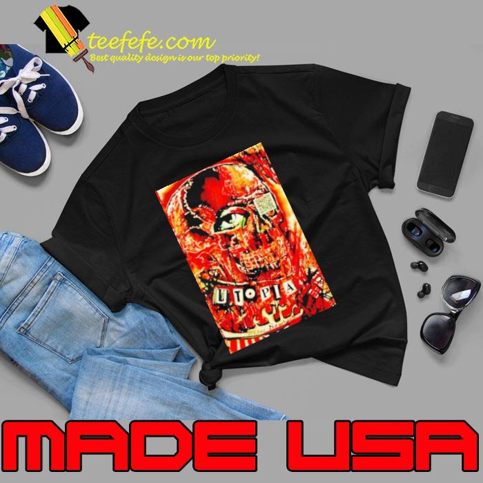 Utopia Means Nowhere skull poster s Unisex Utopia Means Nowhere skull poster s Unisex