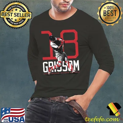 Vaughn Grissom American professional baseball second Atlanta Bold Number T-Shirt