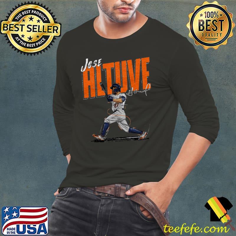 Venezuelan professional baseball second baseman jose altuve chisel T-Shirt