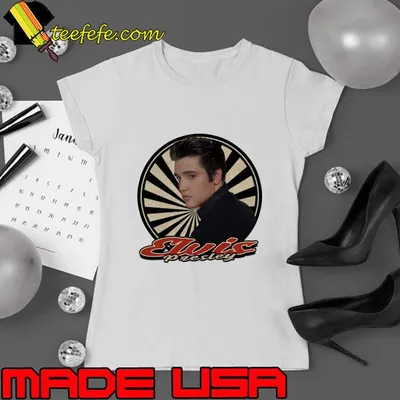 Vintage 80s Elvis Presley American singer and actor T-Shirt