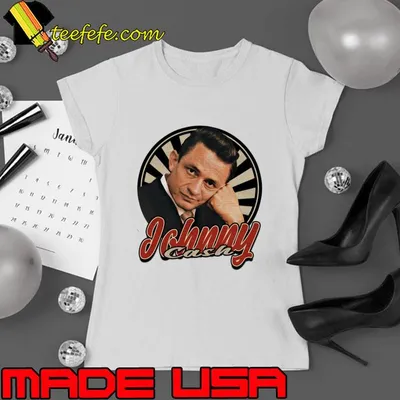 Vintage 80s Johnny Cash American country singer-songwriter T-Shirt