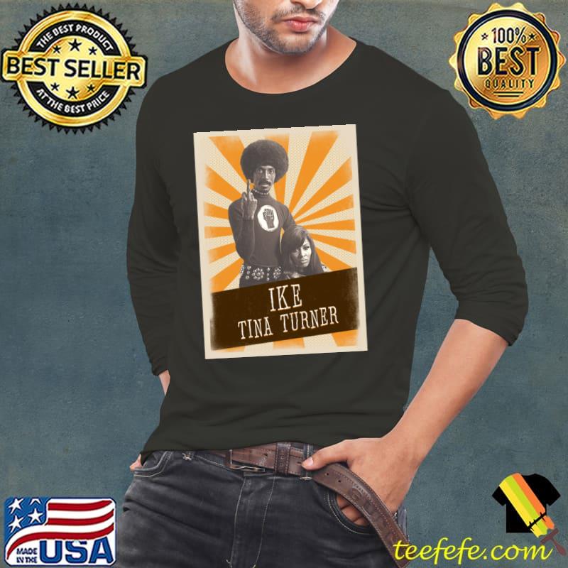 Vintage Aesthetic Ike middle finger & Tina Turner T-Shirt Long Sleeve Tee Vintage Aesthetic Ike middle finger & Tina Turner T-Shirt Long Sleeve Tee