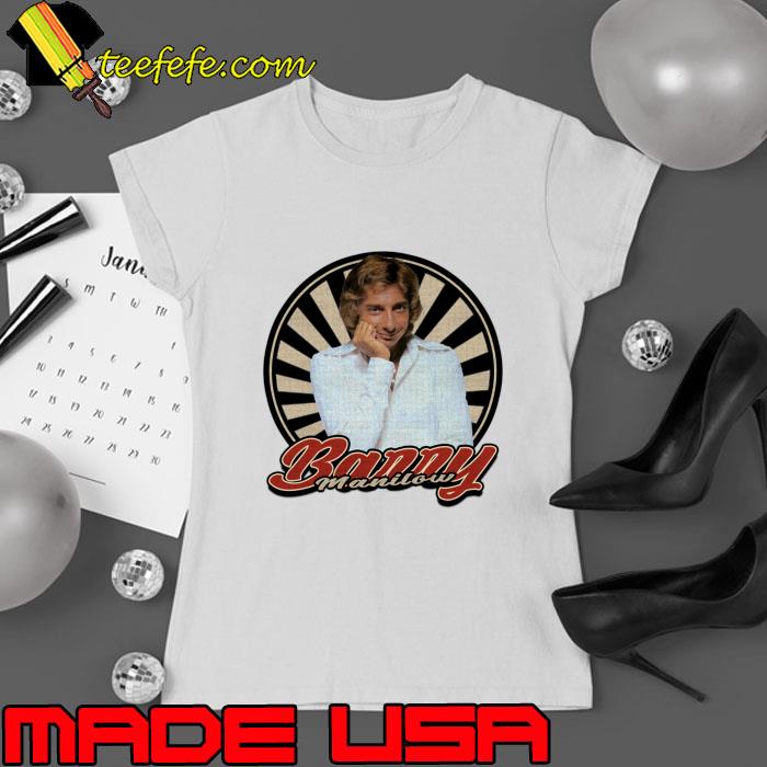 Vintage Barry Manilow American singer and songwriter with a career T-Shirt