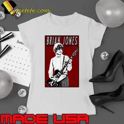 Vintage Brian Jones English musician songwriter record producer T-Shirt