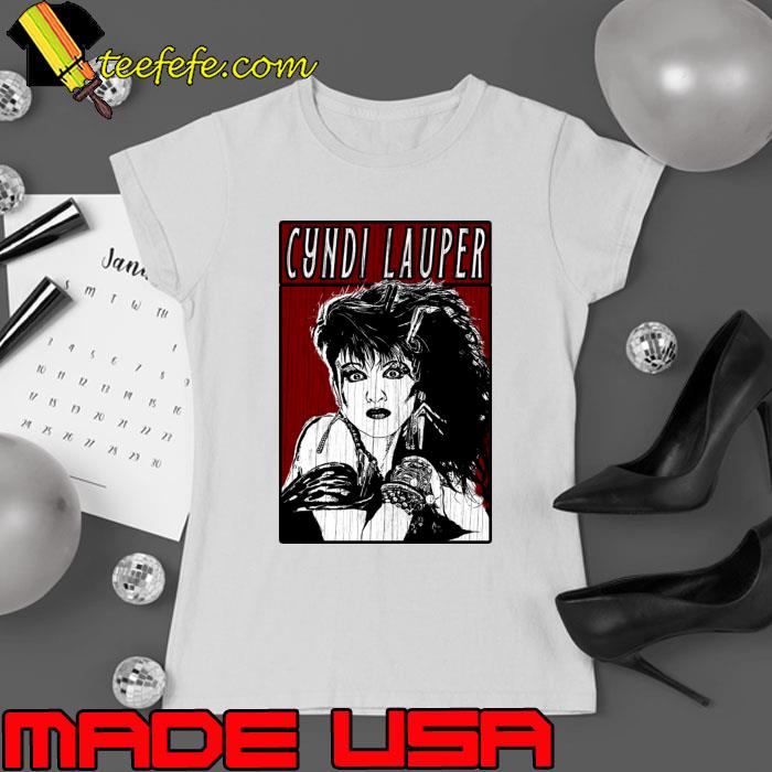 Vintage Cyndi Lauper American singer songwriter actress and activist T-Shirt