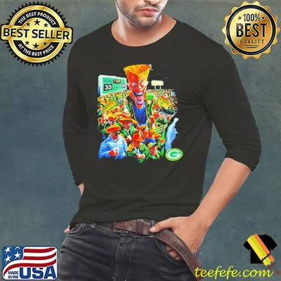 Vintage Green Bay Packers caricature shirt
