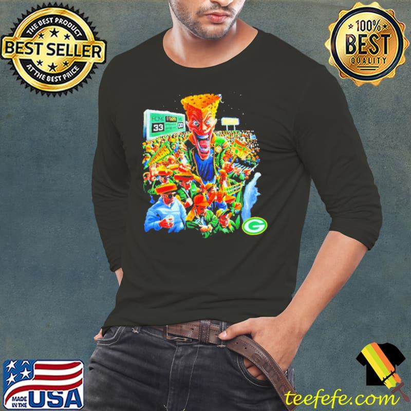 Vintage Green Bay Packers caricature shirt