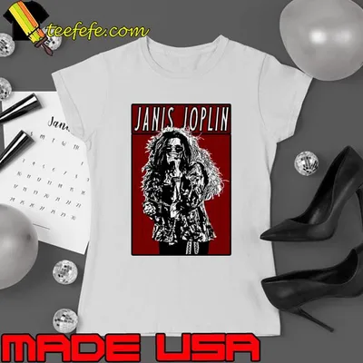 Vintage Janis Joplin American singer and songwriter T-Shirt