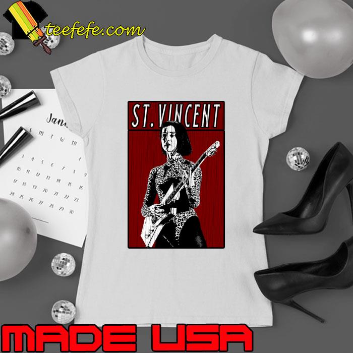 Vintage St. Vincent an American musician and singer playing guitar T-Shirt Vintage St. Vincent an American musician and singer playing guitar T-Shirt