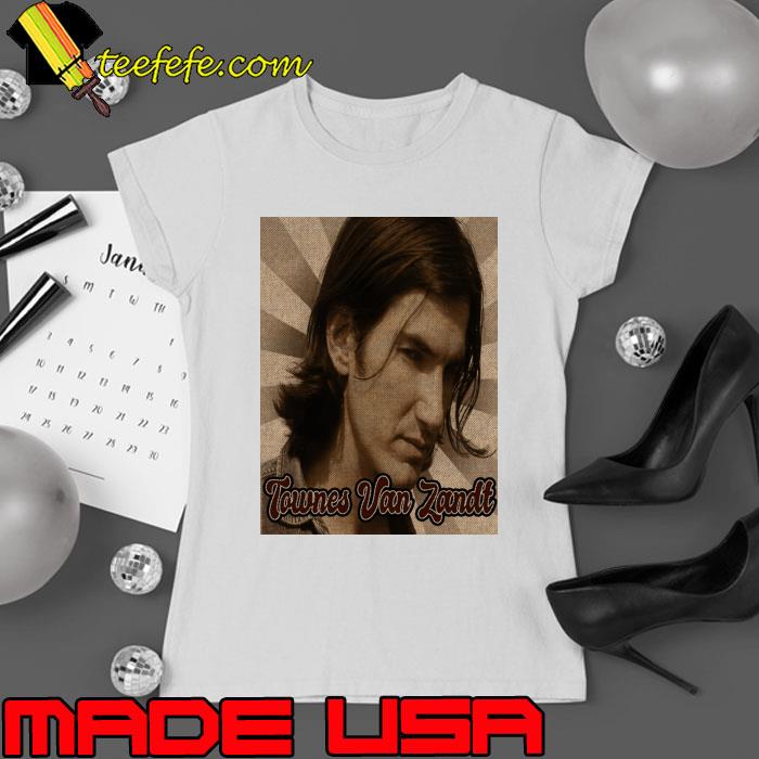 Vintage Townes Van Zandt American singer-songwriter T-Shirt