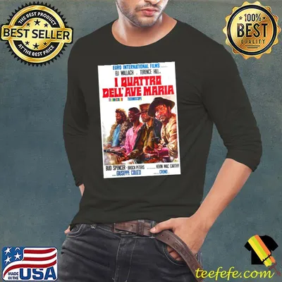Vintage Western Movie Poster I Dell Ave Maria Aces High T-Shirt