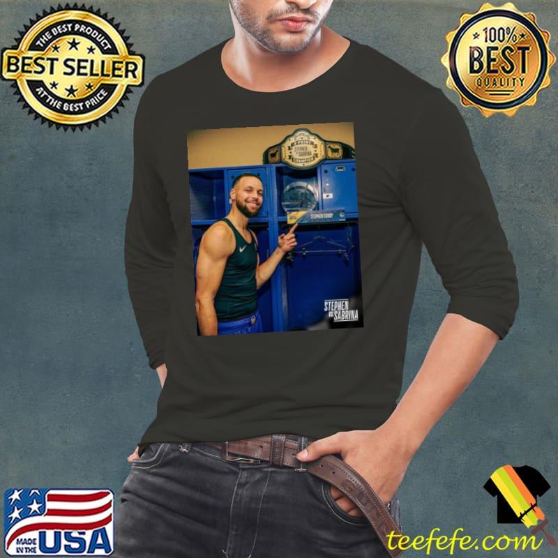 vThe Champ And His Belt Steph Curry Is The First Ever Winner Of The NBA Vs WNBA 3 POINT Challenge Shirt