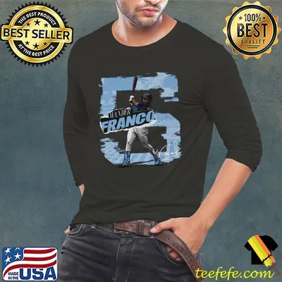 Wander Franco Dominican professional baseball shortstop Tampa Bay Rough T-Shirt