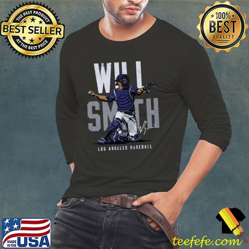 Will Smith Los Angeles D Name Blocks Signature T-Shirt Will Smith Los Angeles D Name Blocks Signature T-Shirt