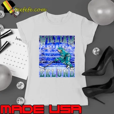 William Eklund Swedish professional ice hockey forward for the San Jose Sharks T-Shirt