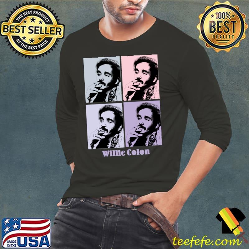 Willie Colon Smoke Pop Art American Salsa musician and social activist T-Shirt