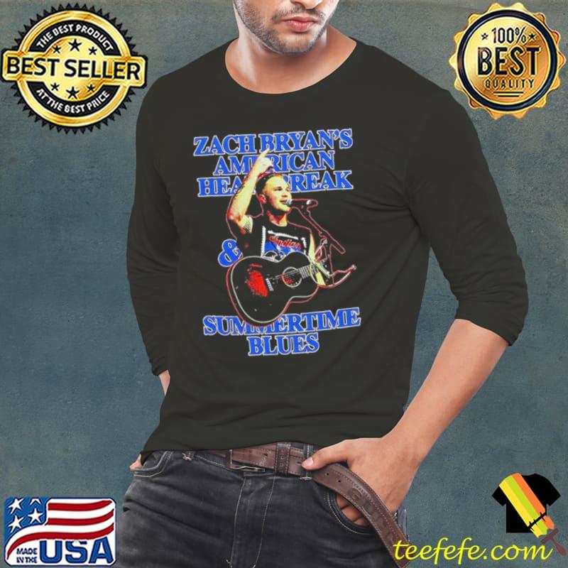 Zach Bryan American Head Break Summertime Blues Shirt Zach Bryan American Head Break Summertime Blues Shirt