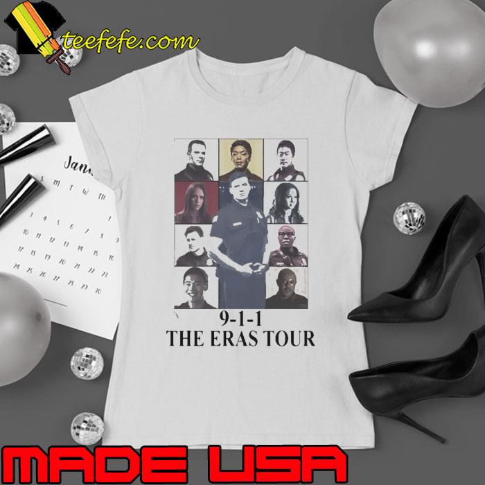 9-1-1 the eras tour 2024 s Ladies tee 9-1-1 the eras tour 2024 s Ladies tee