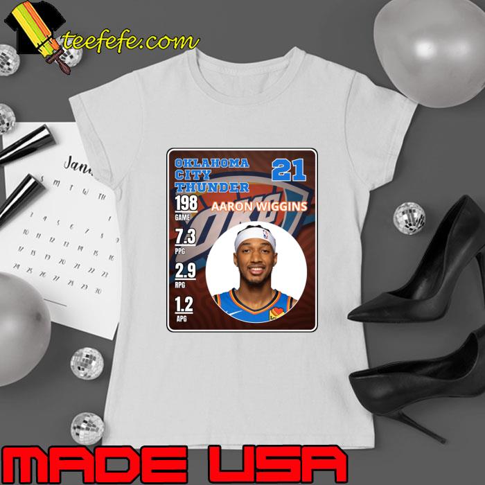 Aaron Wiggins American professional basketball player T-Shirt Ladies tee Aaron Wiggins American professional basketball player T-Shirt Ladies tee